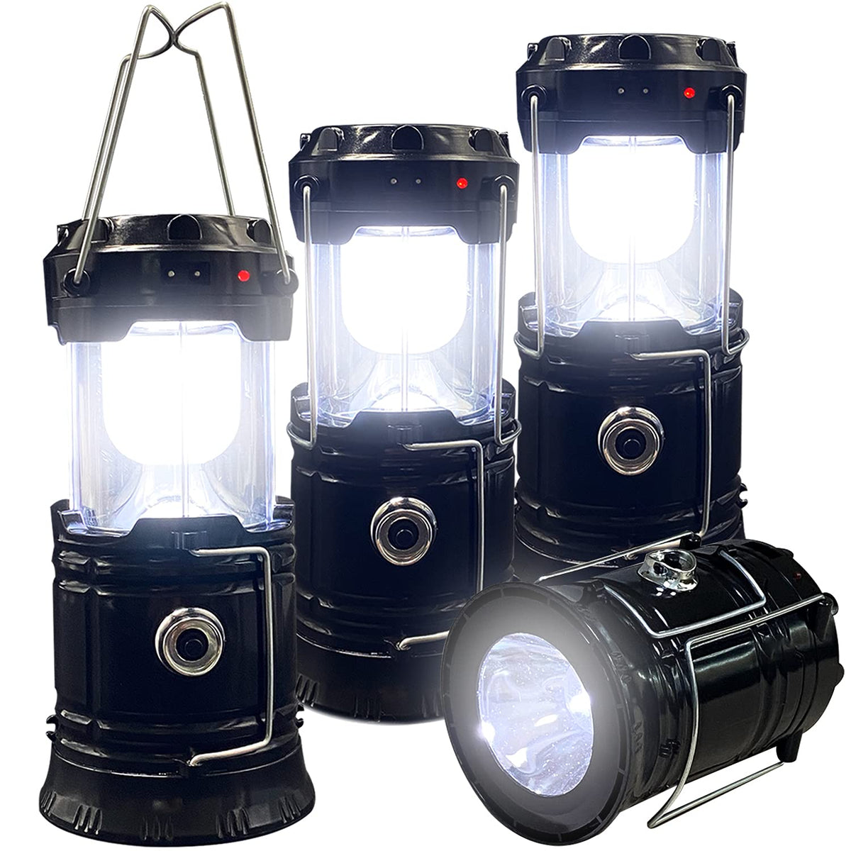 Collapsible LED lantern 4-pack