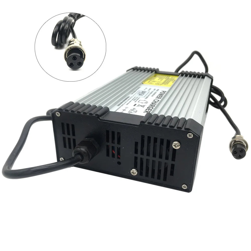 72V 5A fast e-bike battery charger with 84V output for 20S lithium packs