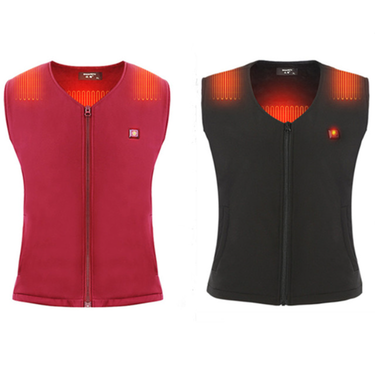 Heated Vest with Battery Pack - 3-Level Heating