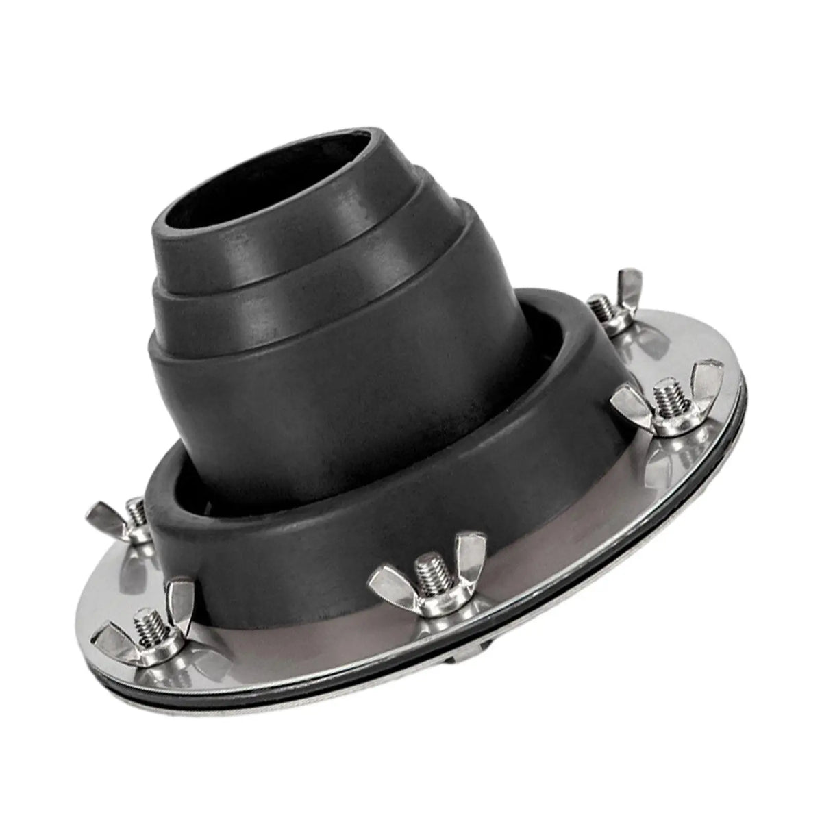 Flat Silicone-Fiberglass Tent Stove Jack (Velcro Mount)