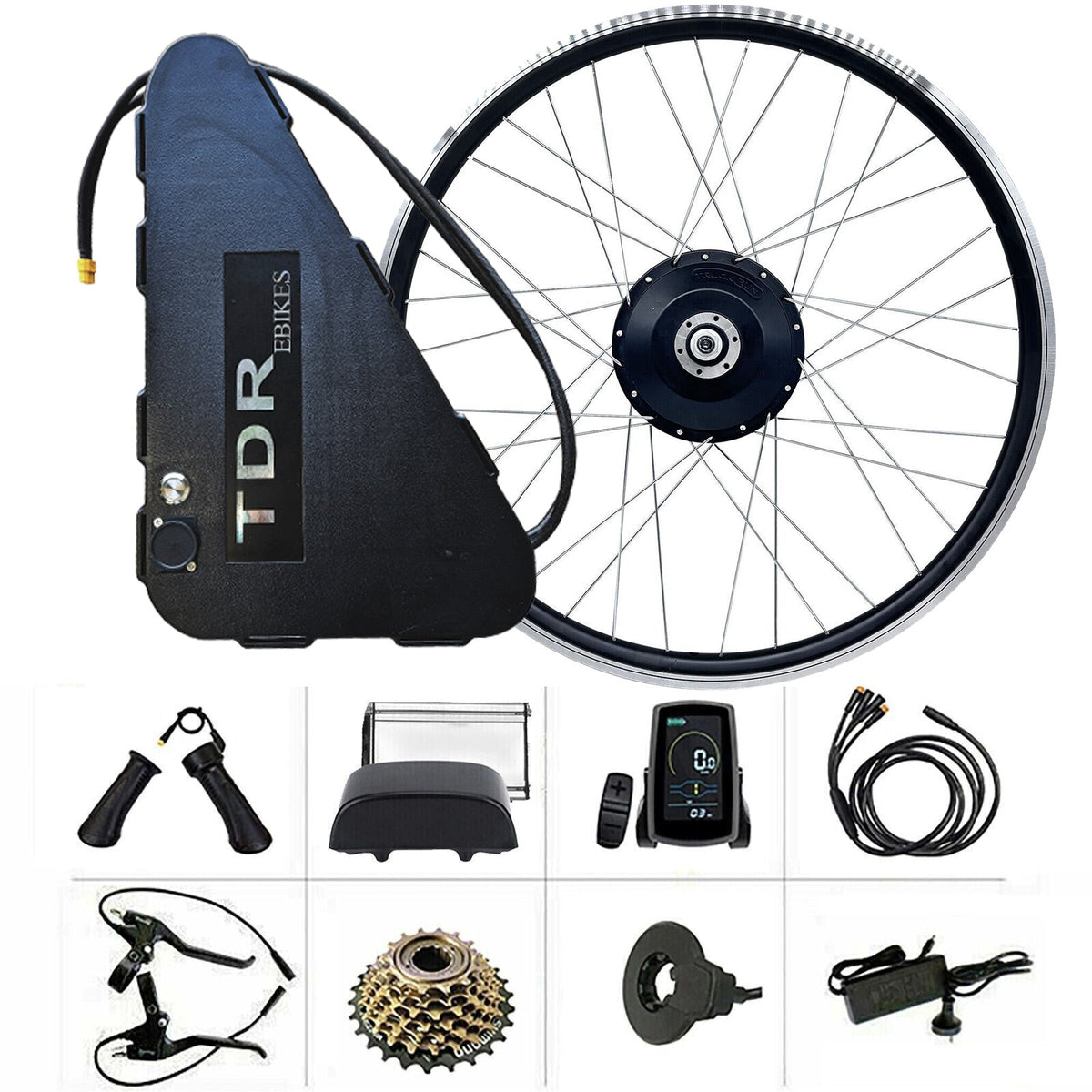 48V 750W geared rear hub motor conversion kit