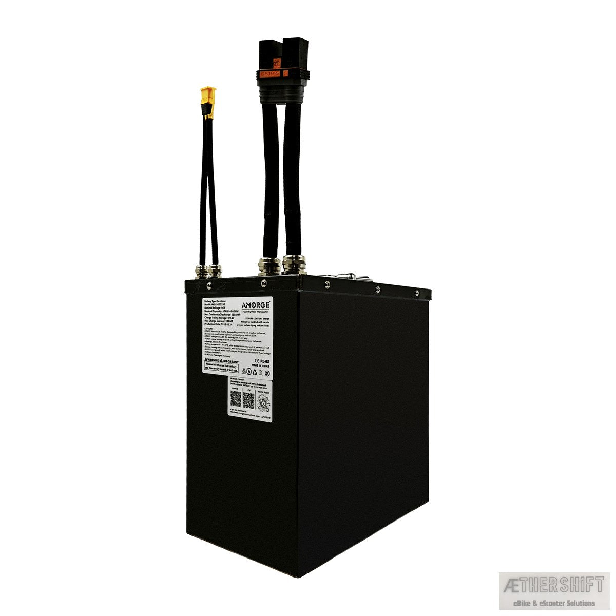 AMORGE 96V 50Ah lithium battery pack with Samsung cells