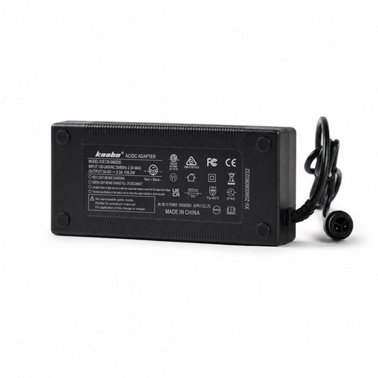 54.6V 2A Waterproof-Head Charger for Mantis X Plus / Kaabo Urban