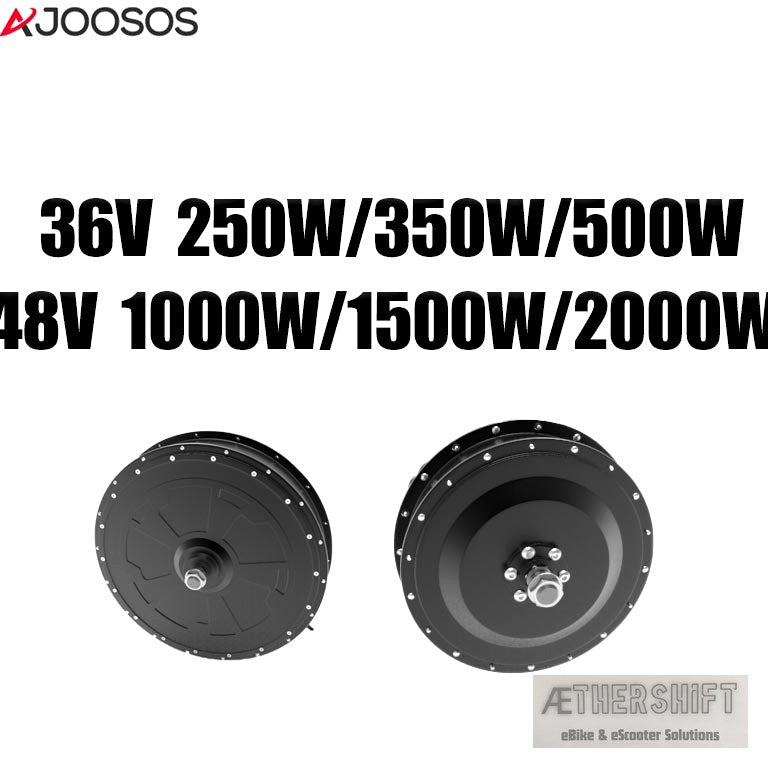 36V 500W geared rear hub motor for e-bike