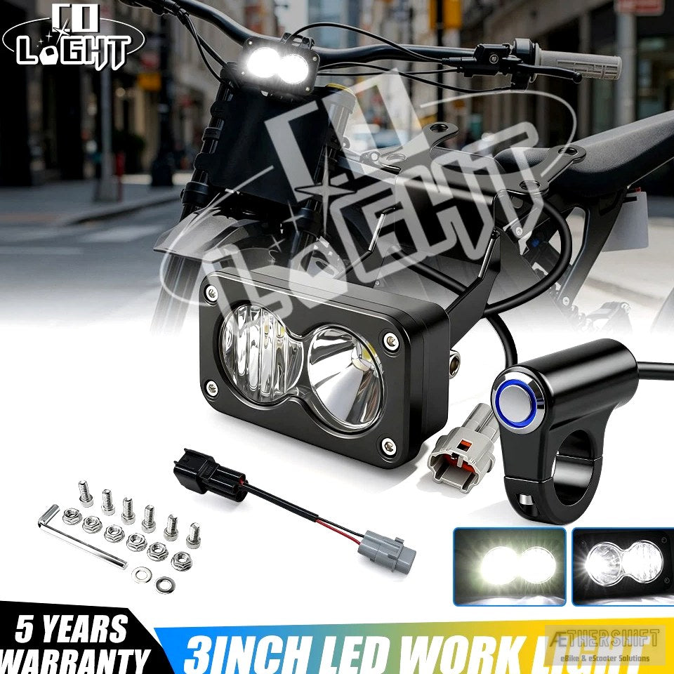 Plug-and-play headlight kit for Sur-Ron and Talaria e-bikes