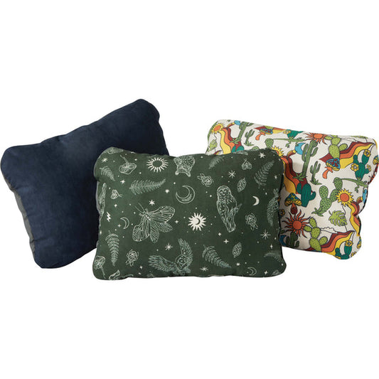 Therm-a-Rest Compressible Pillow Cinch packed into its sleeve
