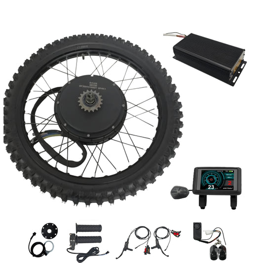 19-Inch Supermoto-Rim 72V 5000W Conversion Kit