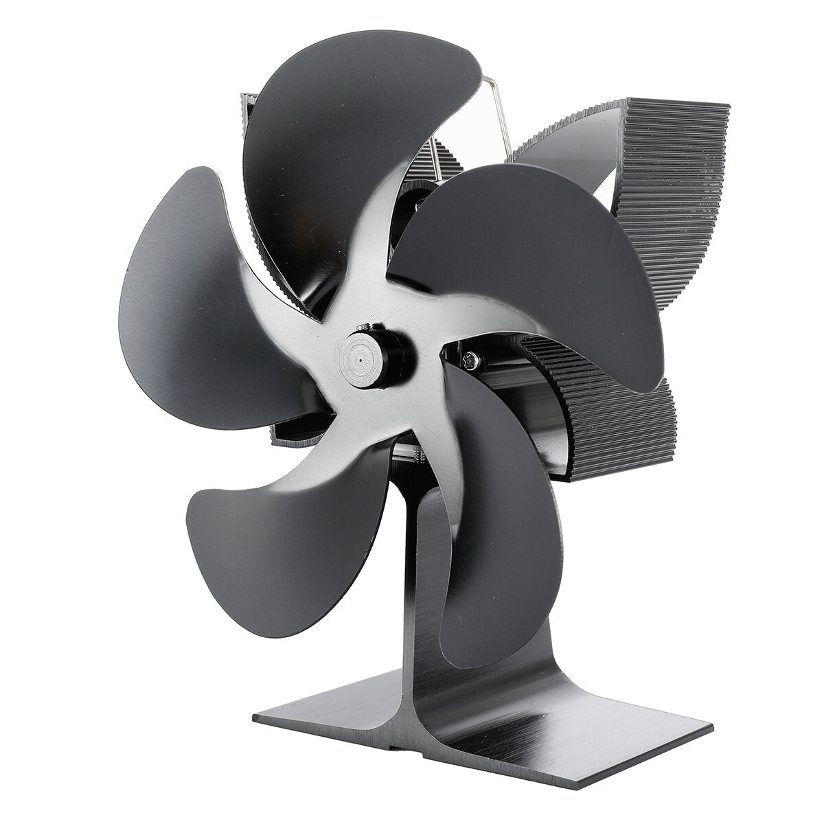 5-Blade Heat-Powered Stove Fan (Thermoelectric)