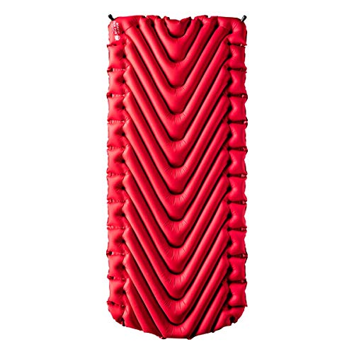 Klymit Insulated Static V Luxe SL sleeping pad — insulated camp pad with R-value 6.5