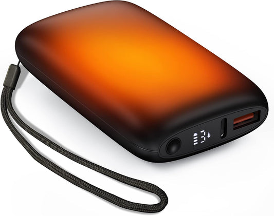 Rechargeable Hand Warmer 10000mAh with USB-C (Doubles as Power Bank)