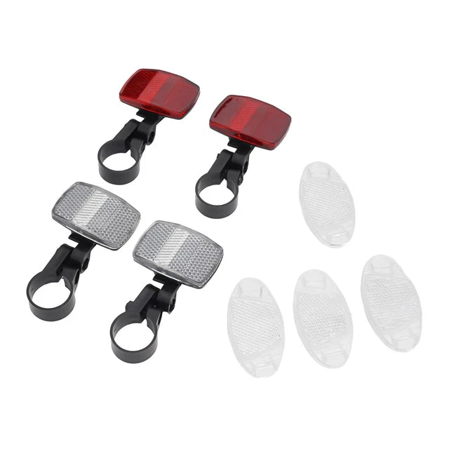 Spoke reflector 12-pack for bike wheels, night riding safety