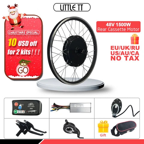48V 1500W rear cassette hub motor