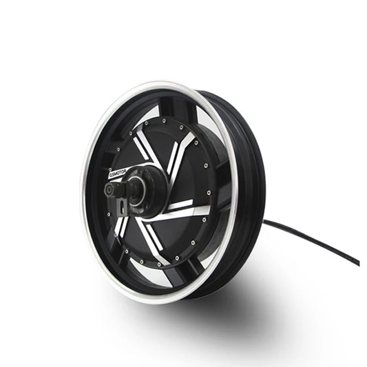 QS273 72V 8000W E-Motorcycle Hub Motor V3, 17 inch Moped Rim