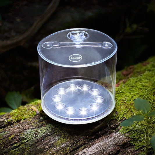 Inflatable solar lantern