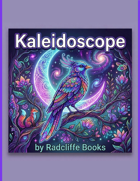 Kaleidoscope coloring book by Laura Radcliffe — cover