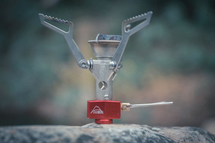 MSR PocketRocket 2 ultralight canister stove for backpacking and bikepacking