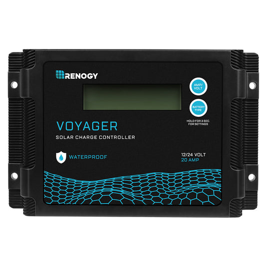 Renogy Voyager 20A PWM waterproof solar charge controller