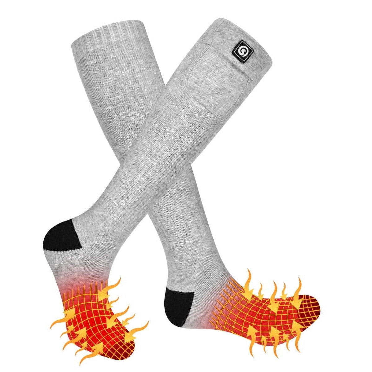 Snow Deer 2025 Upgraded Heated Socks - 7.4V Battery Included