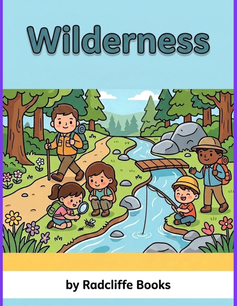 Wilderness coloring book by Laura Radcliffe, cover