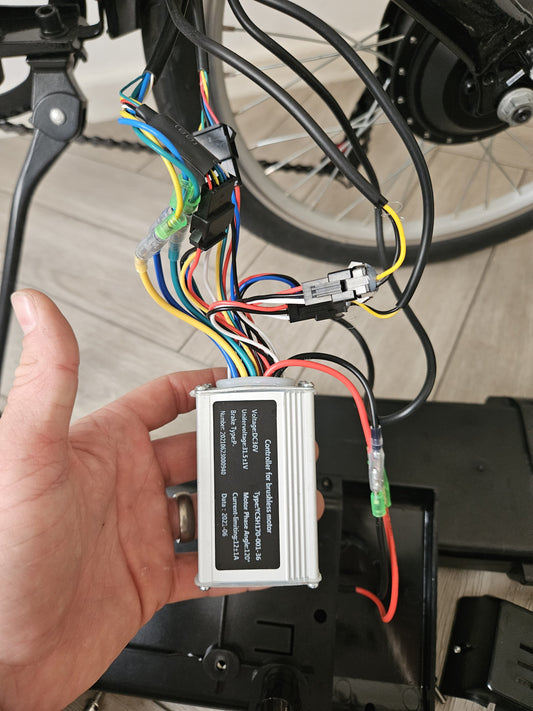 E-bike controller replacement and upgrade service at AetherShift in Akron, Ohio