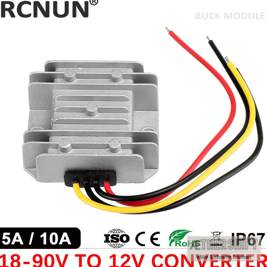 RCNUN 18-90V to 12V DC-DC step-down converter for e-bike