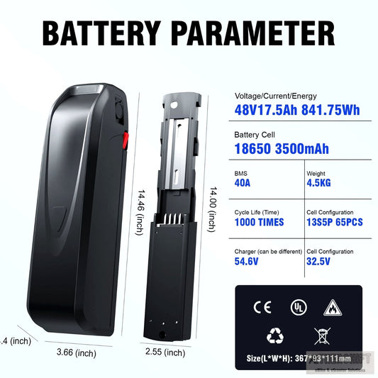 48V 20Ah Hailong Battery — Samsung Cells