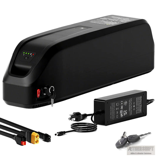 52V 25Ah Hailong e-bike battery with LG Samsung 21700 cells, 1300Wh