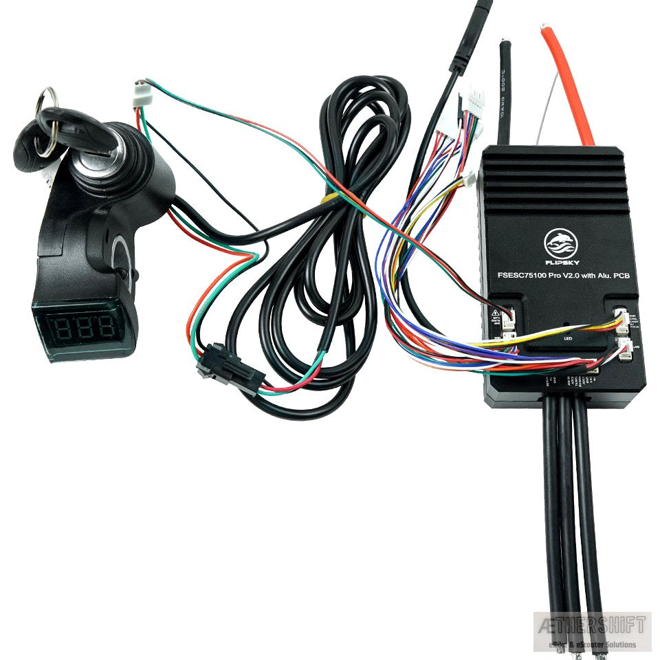 AetherShift Imp 75V 100A programmable e-bike controller