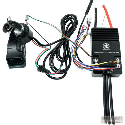 AetherShift Imp 75V 100A programmable e-bike controller