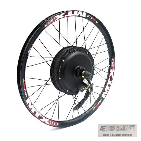 52V 3000W direct-drive rear hub motor laced wheel