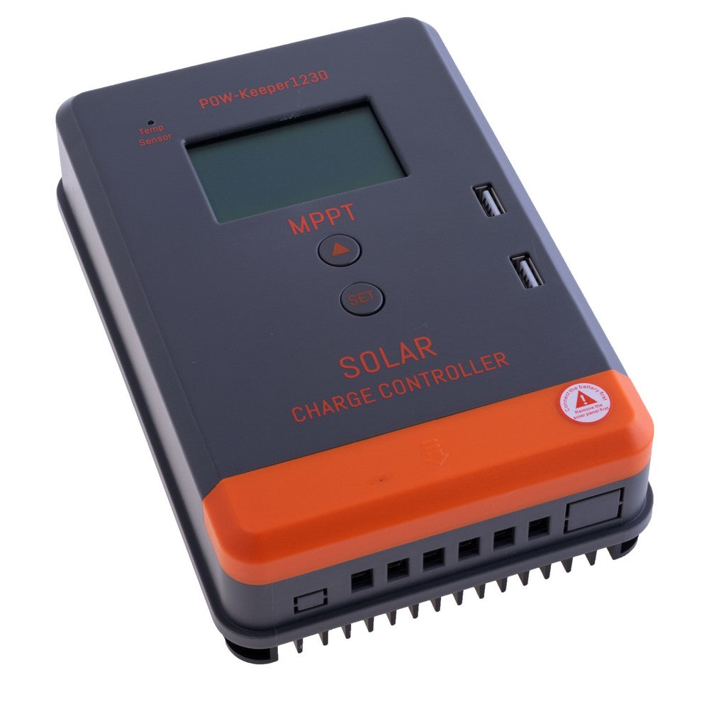 PowMr 30A MPPT Solar Charge Controller 12V/24V