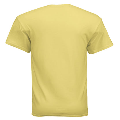 AetherShift logo t-shirt, back view, daisy