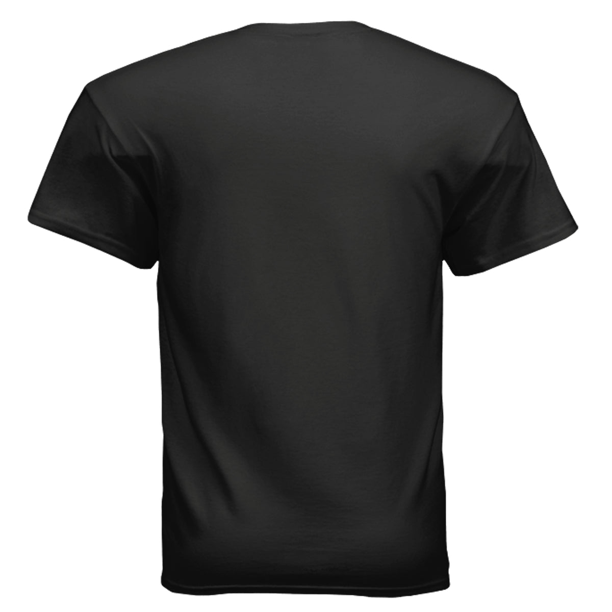 AetherShift logo t-shirt, back view, black