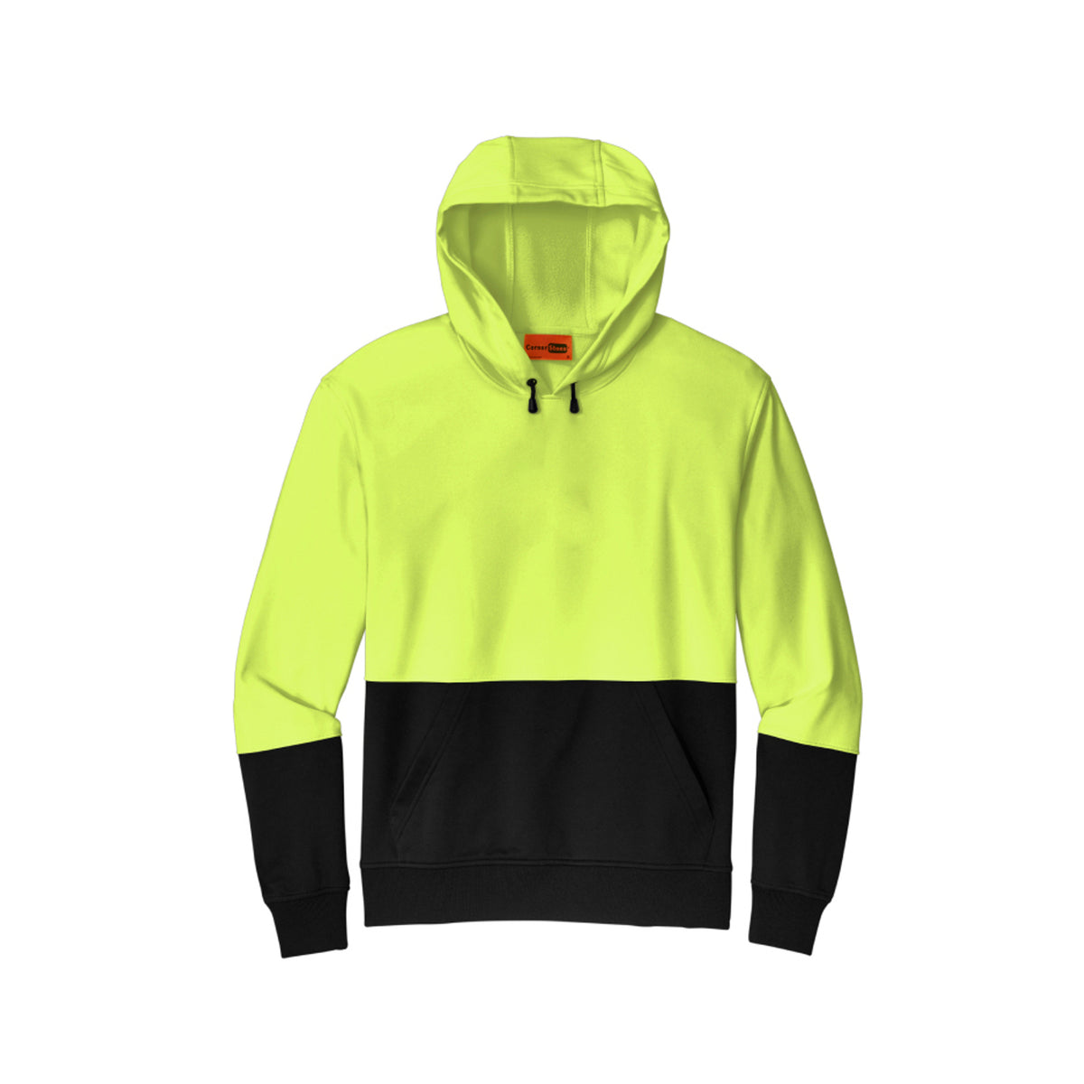 High-viz reflective safety hoodie for e-bike and scooter riders