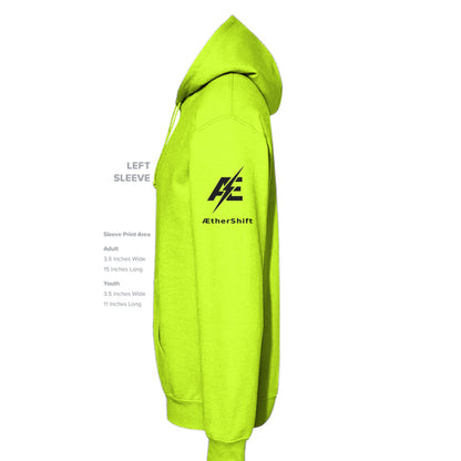 High-viz reflective safety hoodie for e-bike and scooter riders