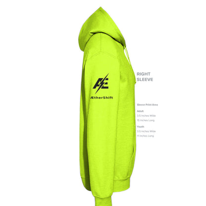 High-viz reflective safety hoodie for e-bike and scooter riders