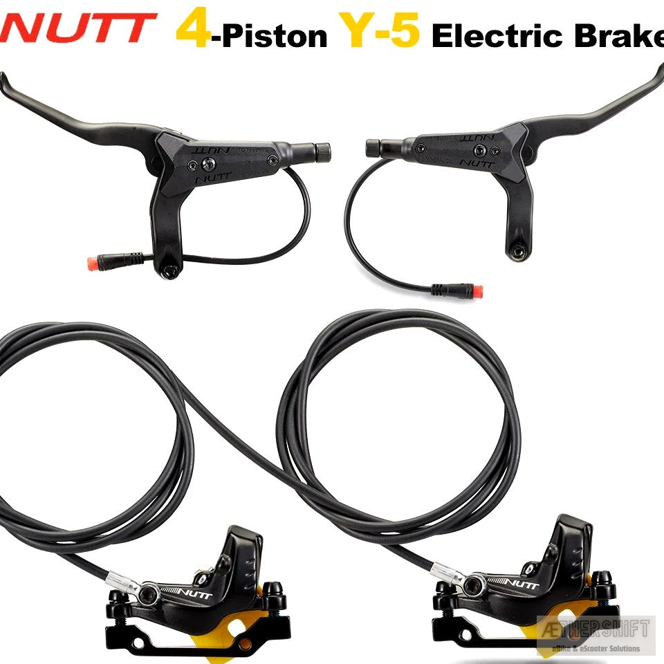 NUTT 4-piston hydraulic brake caliper for electric scooters with line