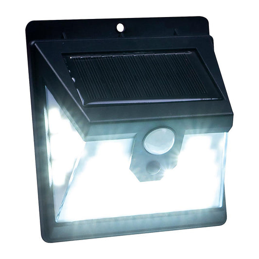 Solar Motion Sensor Wall Light - Outdoor PIR Security Light