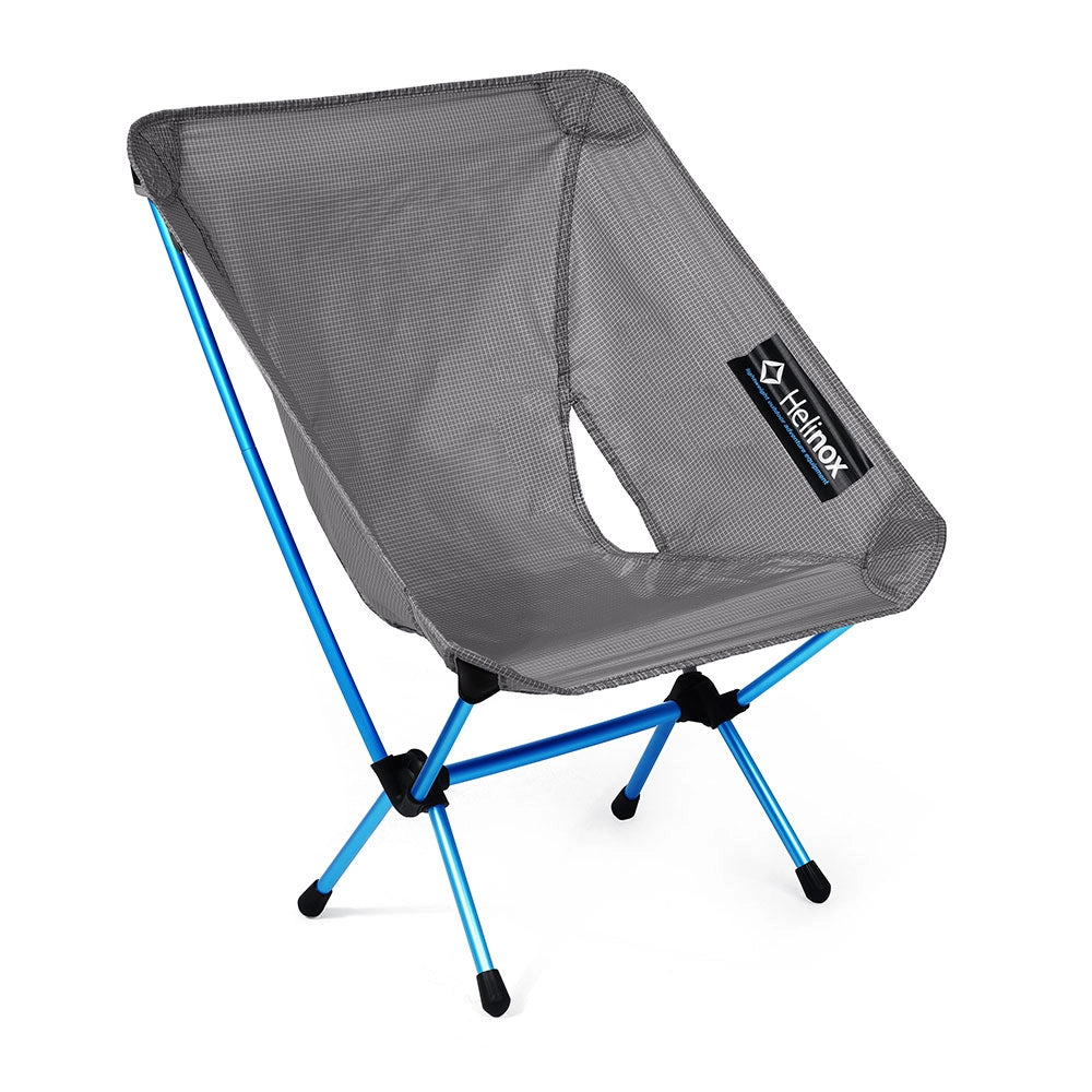 Helinox Chair Zero folding camp chair packed for bikepacking and backpacking