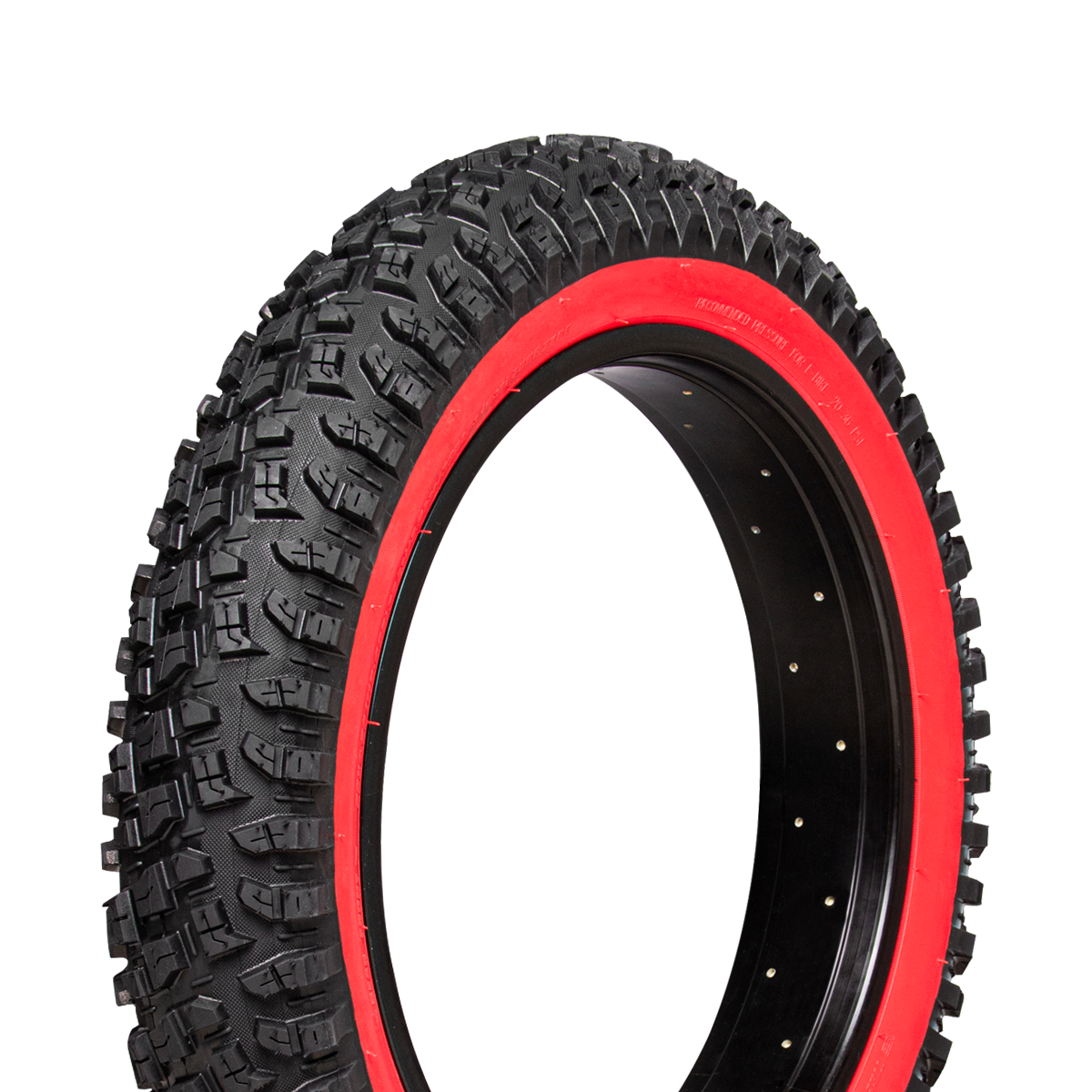 Vee Tire Terrenza — 20 x 4.50 E-Bike Fat Tire (Red Wall)