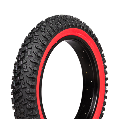 Vee Tire Terrenza — 20 x 4.50 E-Bike Fat Tire (Red Wall)