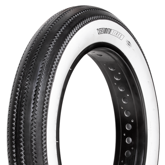 Vee Tire Zig Zag — 26 x 4.0 Fat Tire (White Wall)